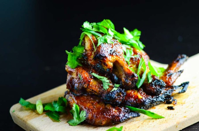 Baked Sticky Tamarind Chicken Wings Chindian Kitchen